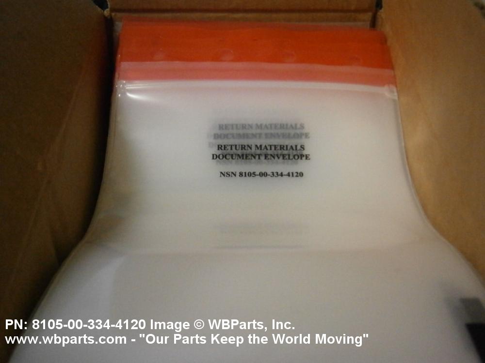8105003344120 PACKING LIST ENVELOPE WBParts
