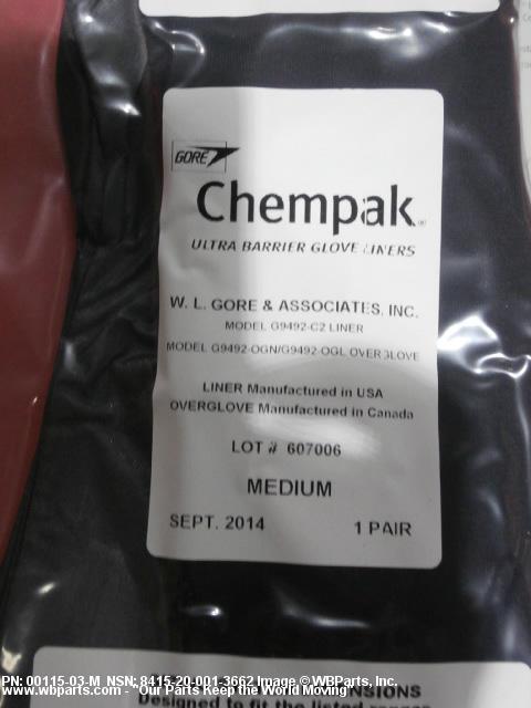 Part Number - 8415-01-033-3518