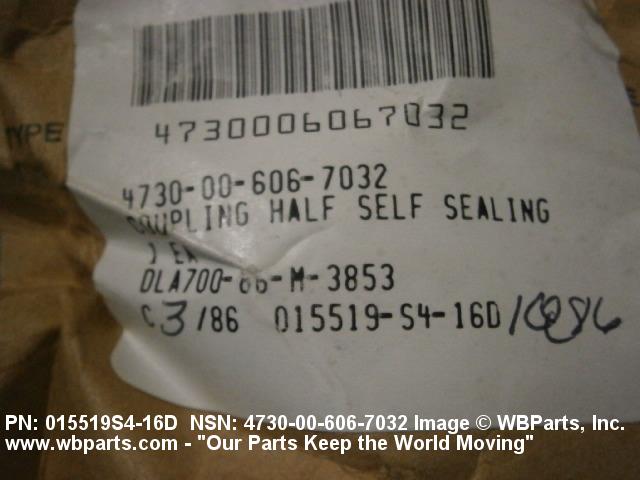 Part Number 015519S4-16D