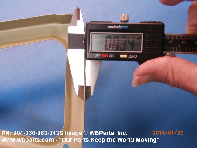 Part Number 204-030-863-043S