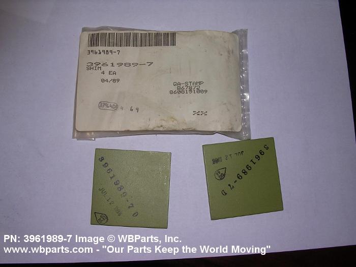 Part Number 3961989-7