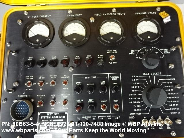 4920-01-120-7488 - SYSTEM ANA TEST SET, 60B635A, 60B63-5-A, 01-120-7488 ...