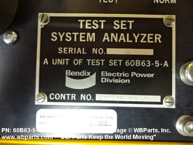 4920-01-120-7488 - SYSTEM ANA TEST SET, 60B635A, 60B63-5-A, 01-120-7488 ...