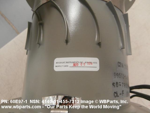 Ventilador centrífugo 4140-01-477-5327 24v Assy Military Surplus 