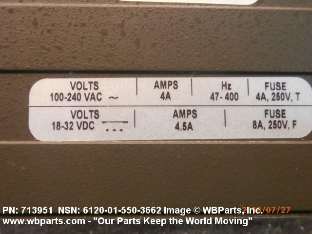 Part Number - 6625-01-378-9925