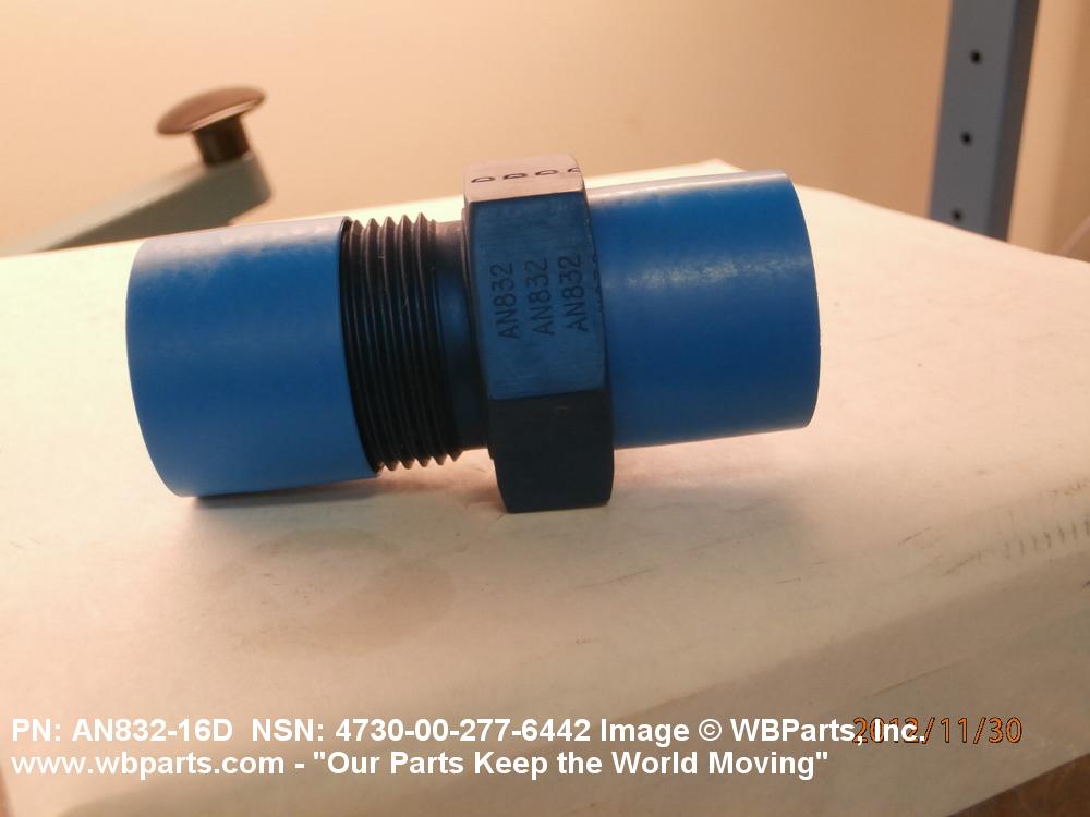 4730002776442 TUBE TO BOSS STRAIGHT ADAPTER, AN83216D, AN83216D