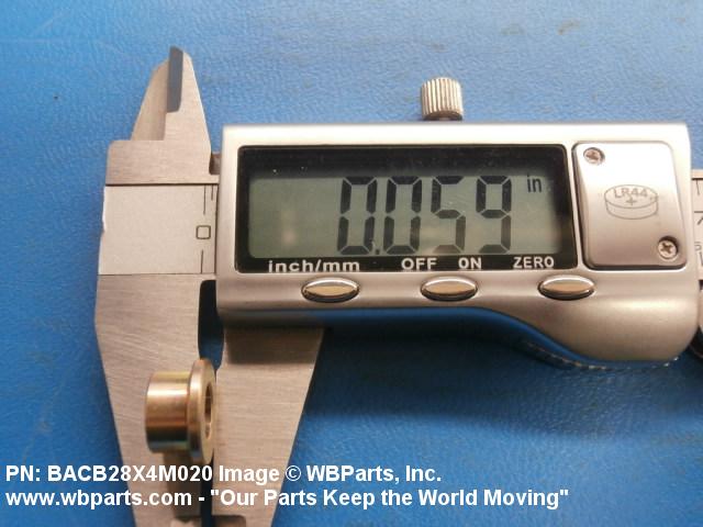 Part Number BACB28X4M020