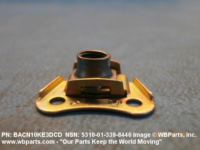 5310-01-339-8446 - PLATE SELF-LOCKING NUT | WBParts