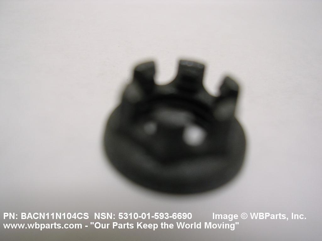 5310015936690 HEX CASTELLATED SELFLOCKING NUT, BACN11N104CS, 015936690, 015936690 WBParts