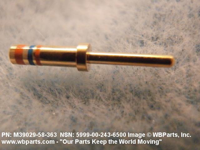 Military Specification M39029/58-363 Contact, Electrical at