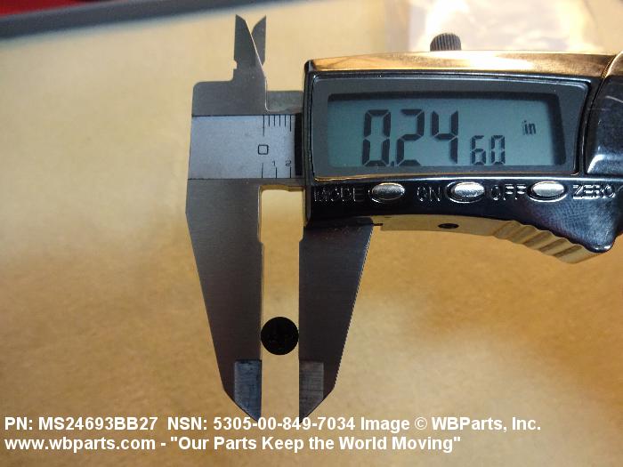 Part Number MS24693BB27