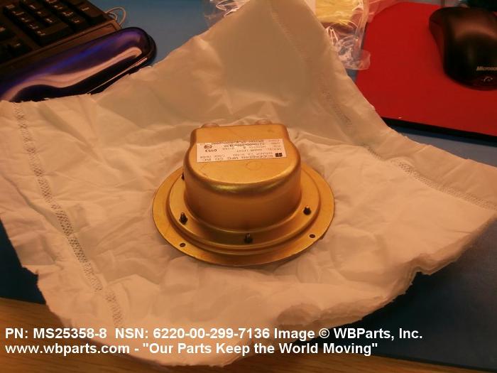 6220-00-299-7136 - DOME LIGHT, MS253581, MS25358-1, MS253582 | WBParts