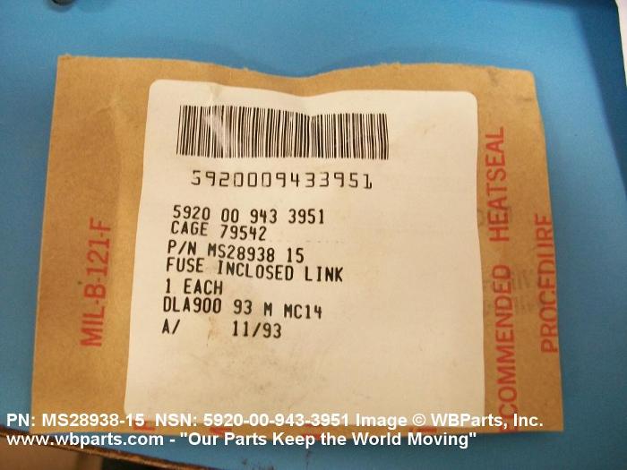 5920009433951 INCLOSED LINK FUSE WBParts