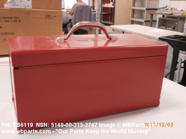 5140-00-315-2747 - PORTABLE TOOL BOX, A10957, GGGT558, GGG-T-558 
