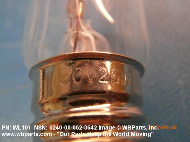 WestingHouse MS205015-1 Lamp 6240-00-143-3142 