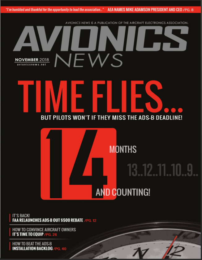 November Avionics News Cover