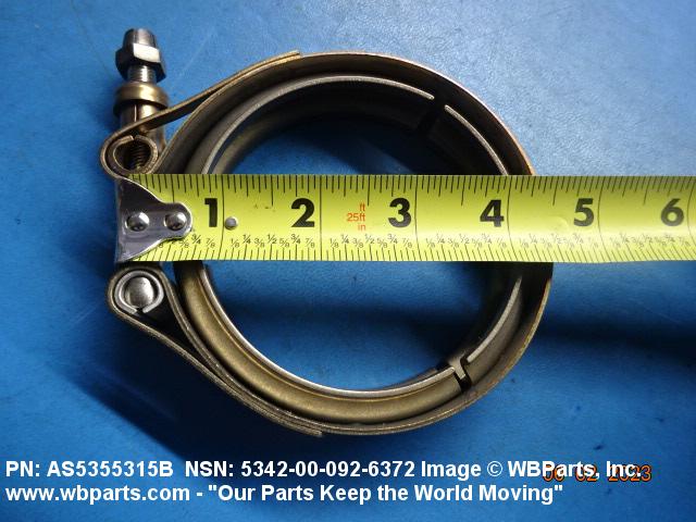 5342-00-092-6372 - GROOVED CLAMP COUPLING | WBParts