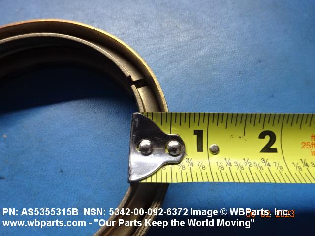 5342-00-092-6372 - GROOVED CLAMP COUPLING | WBParts