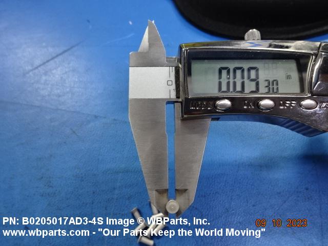 B0205017AD3-4S - 100 CSK HEAD SOLID RIVET | WBParts